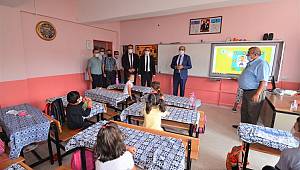 BAŞKAN MUSTAFA ÇÖL’DEN MİNİK ÖĞRENCİLERİMİZE ZİYARET