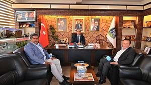 BAŞKAN MUSTAFA ÇÖL’E ZİYARETLER DEVAM EDİYOR