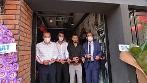 BAŞKAN MUSTAFA ÇÖL İŞ YERİ AÇILIŞINA KATILDI