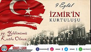  Başkan Sarı’dan İzmir’in Kurtuluş yıldönümü mesajı