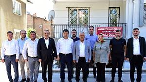 BAŞKAN ZEYBEK MECİDİYE MAHALLESİ´Nİ ZİYARET ETTİ