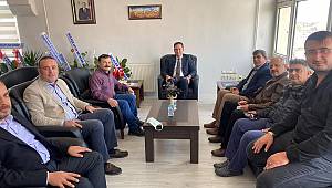 Bolvadin basın mensupları, Kaymakam Bolat’ı ziyaret etti