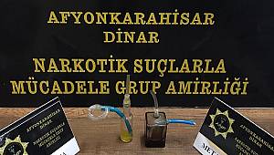 Dinar'da Uyuşturucu Yakalandı