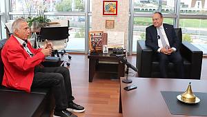 DUAYEN GAZETECİ YAVUZ DONAT, SERTESER’İ ZİYARET ETTİ