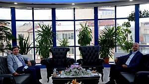 Mülkiye Müfettişi Eyüp Çalışır Başkan Bozkurt’u ziyaret etti