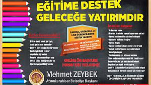 ÖĞRENCİ DOSTU BAŞKAN´DAN EĞİTİME YARDIM DESTEĞİ
