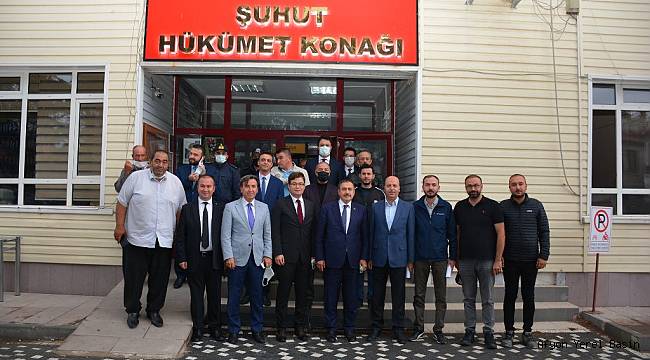 Prof. Dr. Veysel Eroğlu Şuhut İlçesini Ziyaret Etti