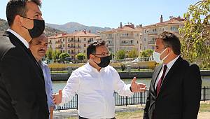 Vali Gökmen Çiçek Kano Tesisi Merkezi'nde incelemelerde bulundu..