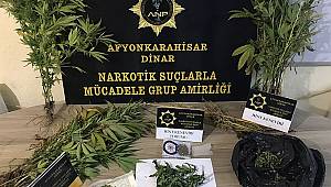 Afyonkarahisar Kızılören İlçesinde Polisler Esrar Yakaladı