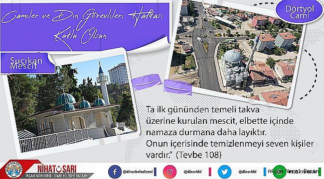 Başkan Sarı’dan Camiler ve Din Görevlileri Haftası Mesajı
