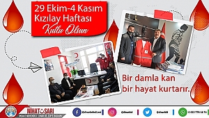 Başkan Sarı’dan Kızılay Haftası Mesajı