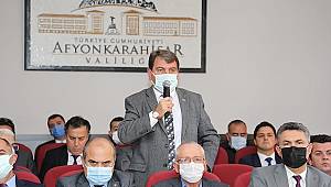  Başkan Sarı, İl Koordinasyon toplantısında Dinar’ın sorunlarını dile getirdi