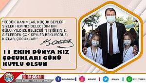  Başkan Sarı, “Kız çocuklarımız hayatın yaşam kaynaklarıdır”