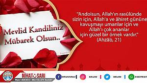 Başkan Sarı, “Mevlid Kandilimiz Mübarek Olsun”