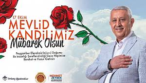 BAŞKAN ZEYBEK´TEN MEVLİD KANDİLİ MESAJI