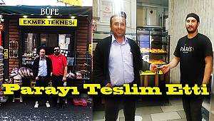 Dinar'da Para Düşüren Vatandaşa Parası Teslim Edildi