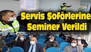  Dinar'da Servis Şoförlerine Seminer Verildi