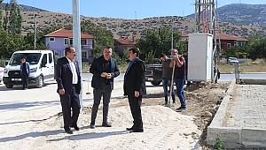 Dinar'da Sıcak Asfalt Öncesi Hazırlıklar Yapılıyor