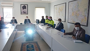  Dinar İlçesinde Trafik Komisyonu toplantısı yapıldı