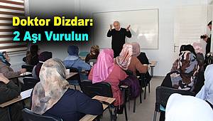 Doktor Yavuz Dizdar Dinar'da Aşı Hakkında Konuştu