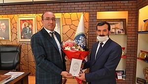 KIZILÖREN İLÇE MÜFTÜLÜĞÜNDEN BAŞKAN ÇÖL’E ZİYARET