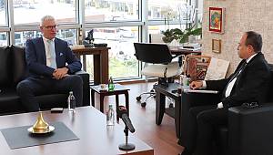 LETONYA BÜYÜKELÇİSİ VAIVARS’TAN SERTESER’E ZİYARET