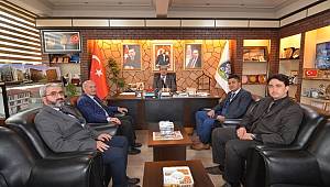 SANİMDER’DEN BAŞKAN MUSTAFA ÇÖL’E ZİYARET