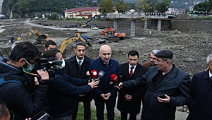 ULAŞTIRMA BAKANI KARAİSMAİLOĞLU AFET BÖLGESİ SİNOP AYANCIK’TA