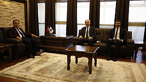 Aile, Çalışma ve Sosyal Hizmetler İl Müdürü Yümnü’den Rektör Karakaş’a Ziyaret