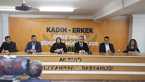 AK PARTİ’DEN ‘KADINA YÖNELİK ŞİDDETLE ULUSLARARASI MÜCADELE GÜNÜ’ AÇIKLAMASI