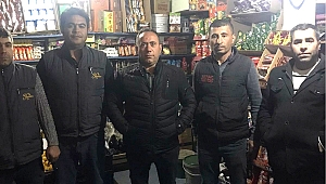 BAŞKAN ADAYI SAKARİ MESLEKTAŞLARINI ZİYARET ETMEYE DEVAM EDİYOR..