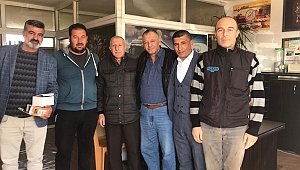 BAŞKAN ADAYI SAKARİ ŞÖFÖR MESLEKTAŞLARINI ZİYARET ETMEYE DEVAM EDİYOR..