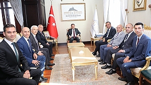 Başkan Güneş Vali Gökmen Çiçek'i Makamında Ziyaret Etti