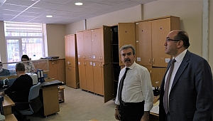 BAŞKAN MUSTAFA ÇÖL’DEN TAPU MÜDÜRLÜĞÜNE ZİYARET