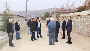 Başkan Sarı, TOKİ 110 konutlara doğalgaz hayırlı olsun