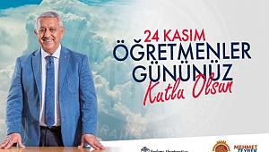 BAŞKAN ZEYBEK´DEN ÖĞRETMENLER GÜNÜ MESAJI