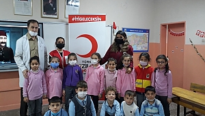 FATİH İLKOKULU ÖĞRENCİLERİ’NE KIZILAY SEMİNERİ VERİLDİ