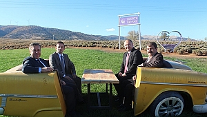  GÖLHİSAR/ÇAVDIR HEYETİNDEN DİNAR İLÇESİNE ZİYARET