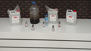 Kaçak Alkol Ele Geçirildi.