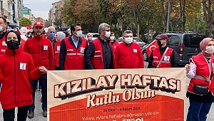 Kızılay Haftası Yürüyüşü Yapıldı