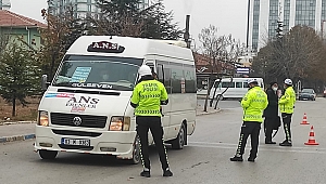 TRAFİK EKİPLERİPLERİNDEN TOPLU TAŞIMAYA SIKI DENETİM..