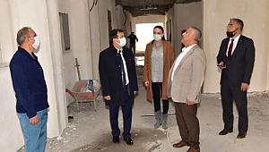 	ZEYBEK BAŞKAN KREŞ VE GÜNDÜZ BAKIMEVİ İNŞAATINI İNCELEDİ