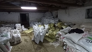 9 Ton Katı Gübre Ele Geçirildi.