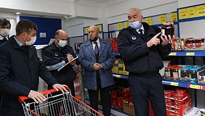 AFYONKARAHİSAR'DA MARKETLERE SIKI DENETİM