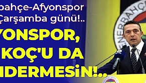 Afyonspor, Ali Koç'u da göndermesin!..