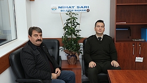 Başkan Sarı’dan Askerlik Şube Başkanı Büyüköztürk’e hayırlı olsun ziyareti