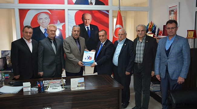 Bekir Döner ve Yönetiminden MHP İl Başkanı Kocacan'a ziyaret..