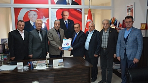 Bekir Döner ve Yönetiminden MHP İl Başkanı Kocacan'a ziyaret..