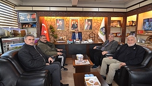 BELEDİYE BAŞKANLARINDAN BAŞKAN MUSTAFA ÇÖL’E ZİYARET