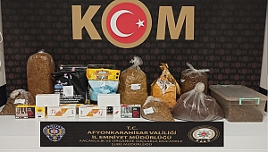 KAÇAK TÜTÜN SATAN İŞ YERİNE POLİS BASKINI.!!